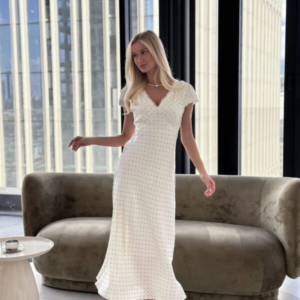 2025 Vintage Women's Long Maxi Dress - Waist-Cinching Short Sleeve, Deep V-Neck Silhouette Retro Slim-Fit Floor-Length Dress - Short-Sleeve Deep V Neckline, Timeless Elegant Long Gown